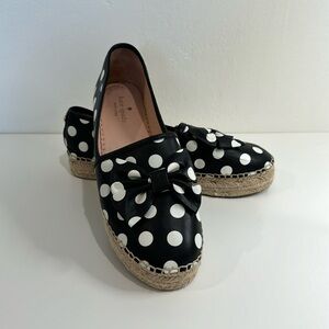 Kate Spade polka dot espadrilles